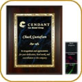 Walnut Finish Plaques
