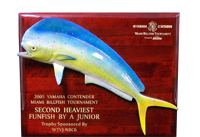 12x15 Rosewood Piano Finish Mahi Mahi