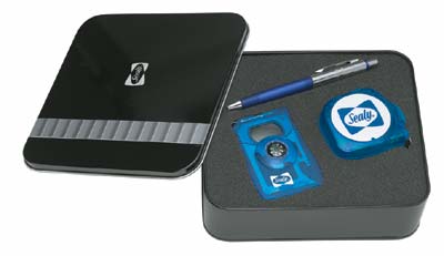 Ballpoint Pen / 12' Translucent Tape / 10 in 1 Compass Survival Card Giftset
