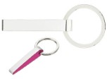 CHROME & RUBBER KEY CHAIN