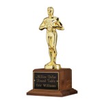 1091 - Classic Achievement Award on Walnut Base