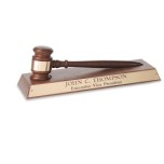 Walnut Stand and Gavel
