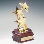 3433 - Constellation Award (Mahogany Wood Base)
