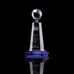 9700.9 Global Vision - on Cobalt Glass Base