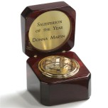 C374 Rosewood Captain's Clocks Small