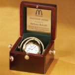 C406 Rosewood Captain's Clock