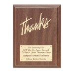 "Thanks" Plaque